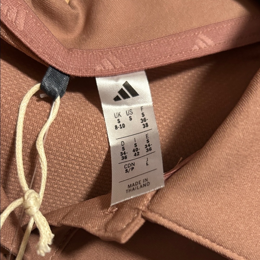 Adidas Women's Mini Golf Dress With Shorts  in Mauve - Picture 3 of 5
